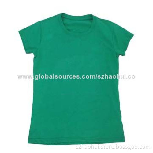 Women's 100% cotton blank t-shirt, promotional t-shirt, various colors are available